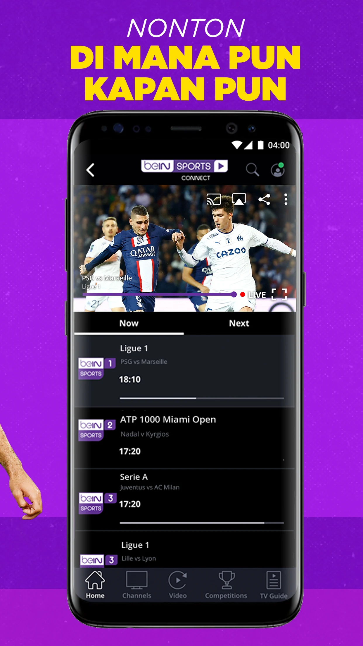 Unduh BeIN SPORTS CONNECT Di PC Dengan MEmu