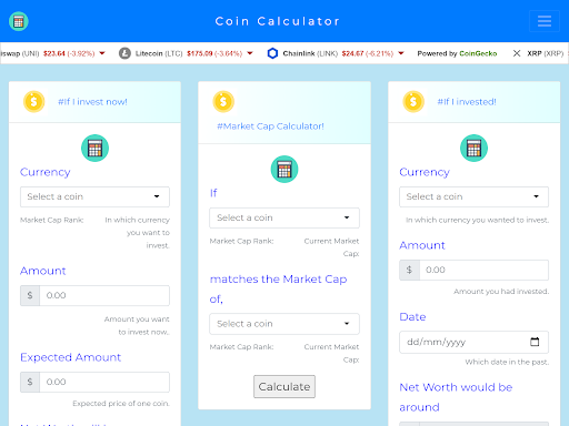 Coin Calculator پی سی