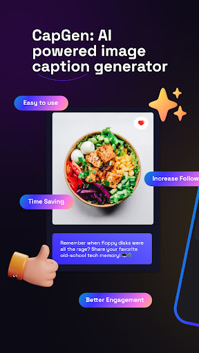 MEmu দিয়ে পিসিতে AI Captions for Photos: CapGen ডাউনলোড করুন