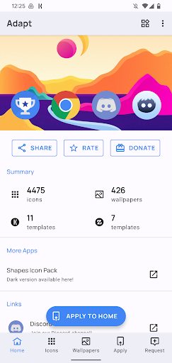ADAPT - Adaptive Icon Pack پی سی