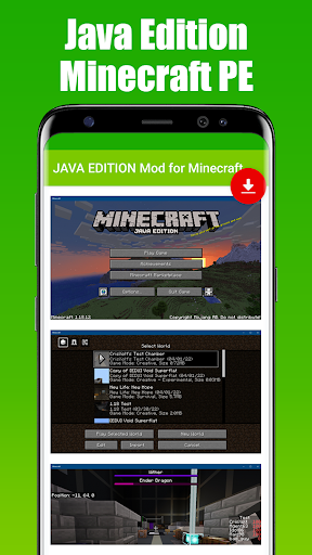JAVA EDITION Mod for Minecraft