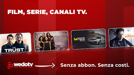 Guarda film e serie TV: wedotv PC