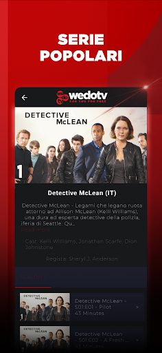 Guarda film e serie TV: wedotv PC