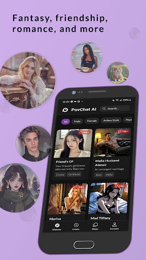 PovChat: AI characters to chat পিসি