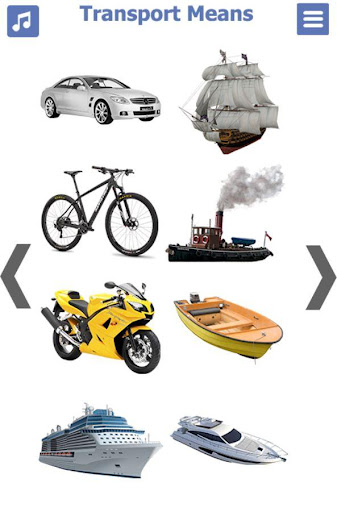 List of Means of Transport wit PC