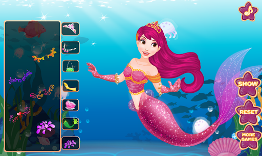 Mermaid Makeup Salon, Dress Up