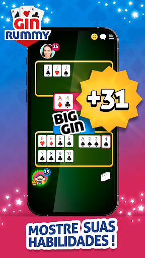 Gin Rummy MegaJogos - Cartas