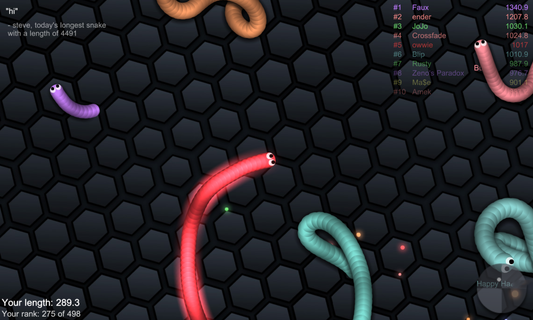 Play Slither.io on PC 