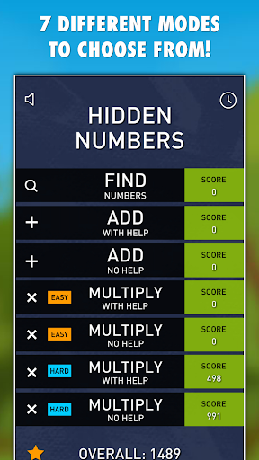 Hidden Numbers Math Game PC版