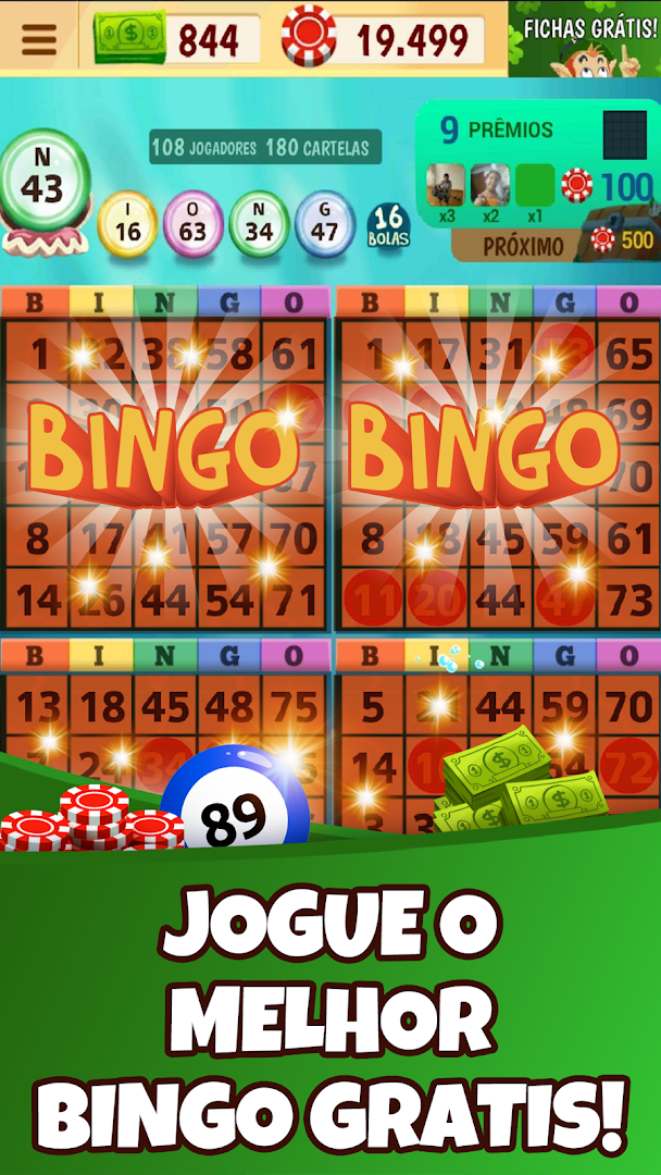 Praia Bingo VídeoBingo Grátis para PC