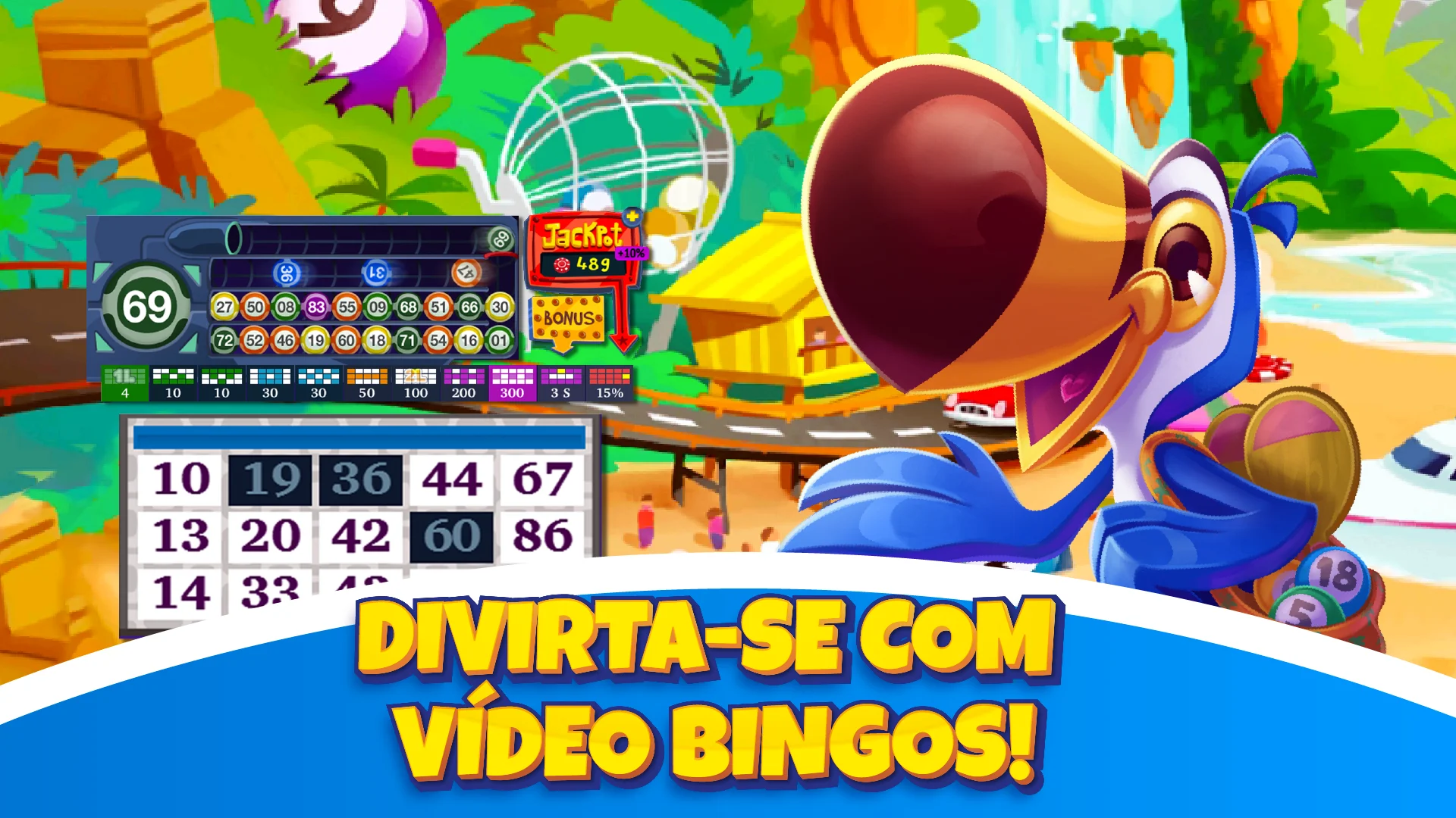 Praia Bingo VídeoBingo Grátis para PC