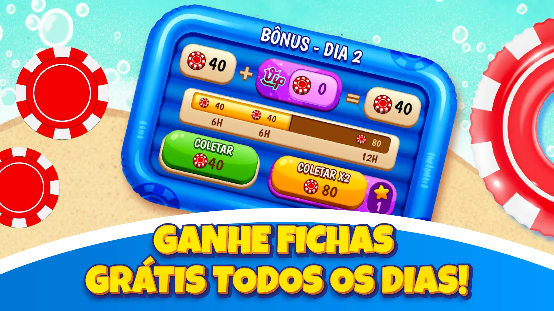 Praia Bingo VídeoBingo Grátis para PC