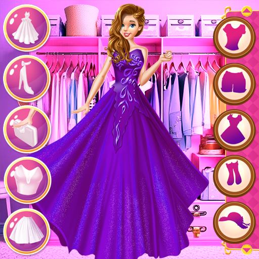 Dress Up Royal Princess Doll الحاسوب