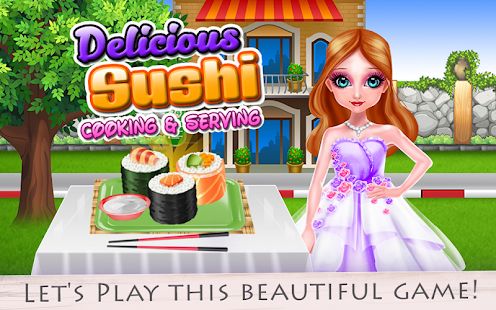 Delicious Sushi Cooking and Serving PC