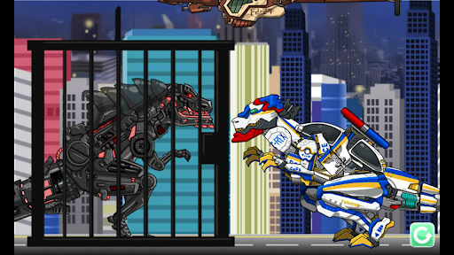 T-rex Cops- Combine! DinoRobot