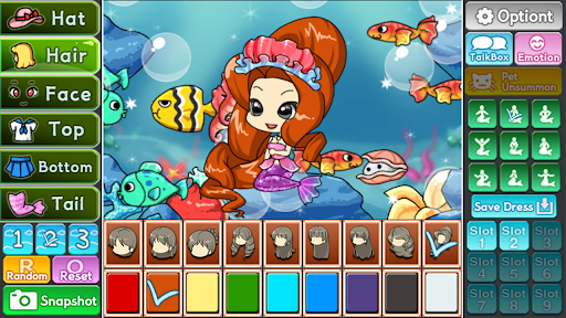 Mermaid Girl : dress up game