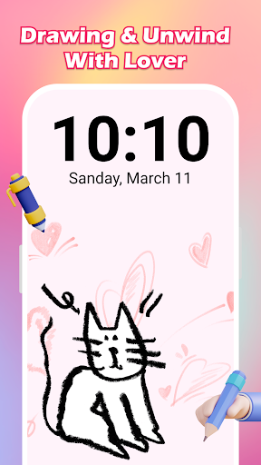 Draw Love: Lockscreen Drawing ПК