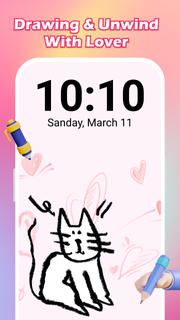 Draw Love: Lockscreen Drawing PC