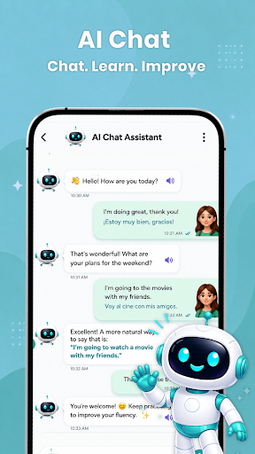 Langla: AI Language Tutor الحاسوب
