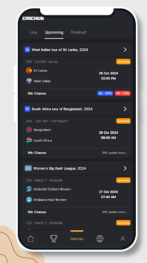 Live Cricket TV HD 2025 پی سی