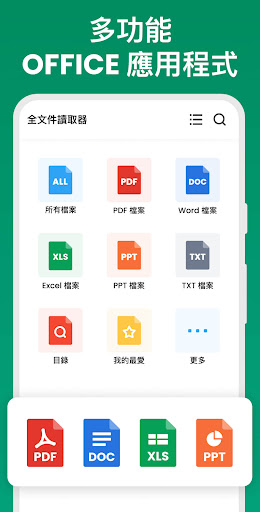 所有文檔閱讀器：文件閱讀器，辦公室軟件