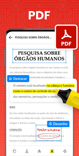 Leitor de documentos: PDF, DOC