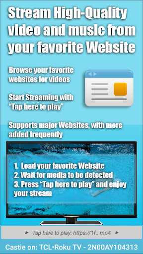 Castie Ultimate - DLNA, Roku, PC