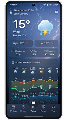 9Weather: Forecast & Radar پی سی