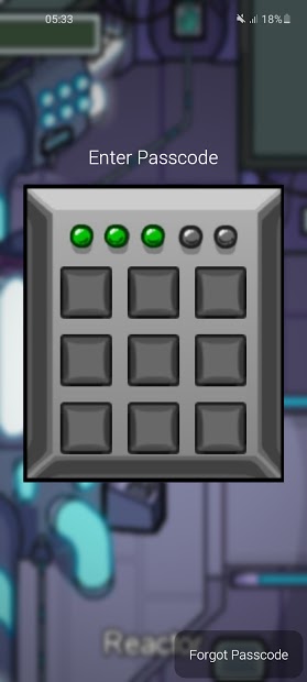 AmongLock - Among Us Lock Screen of Reactor Style PC