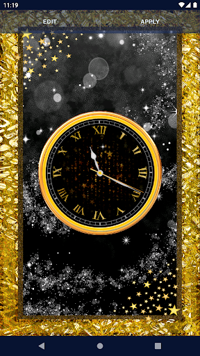 Black Clock Live Wallpaper PC