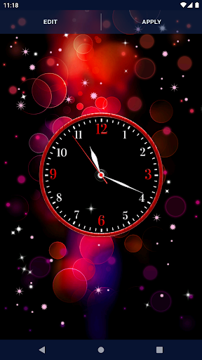 Black Clock Live Wallpaper PC