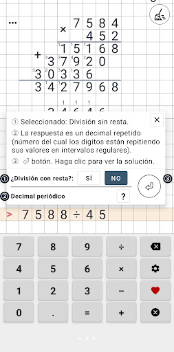 Calculadora de divisiones PC