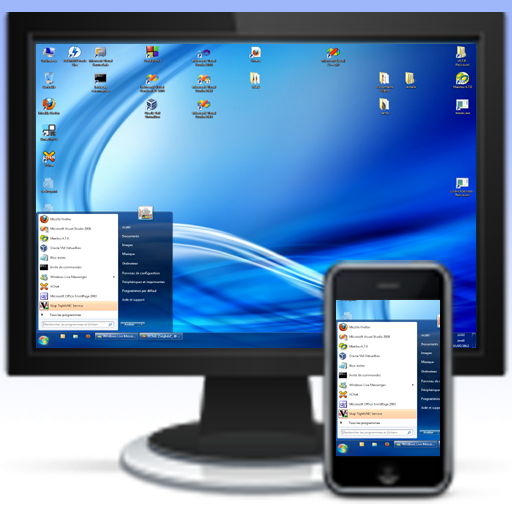 akRDC: VNC client পিসি
