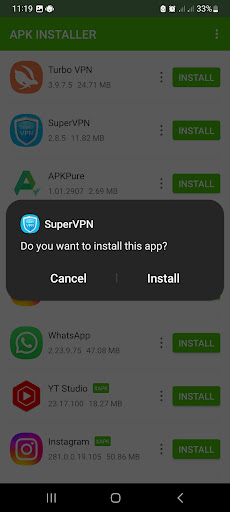 Installateur APK PC