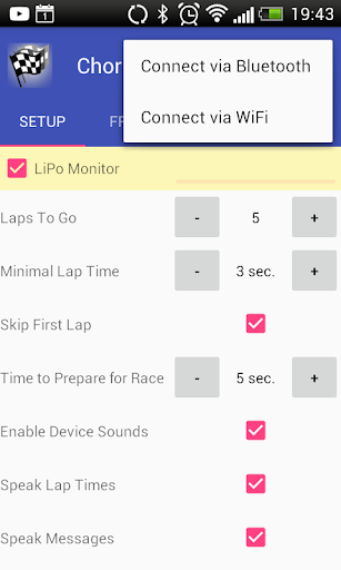 Chorus RF Laptimer PC