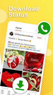 Helo Lite - Download Share WhatsApp Status Videos الحاسوب