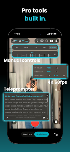 ContentCam: Dual Camera Video