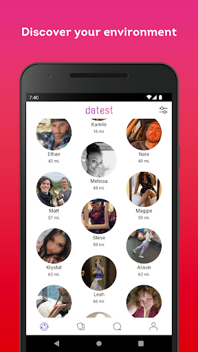 datest dating app PC版