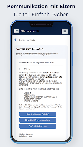 Elternnachricht PC
