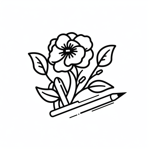 美しい塗り絵のページ