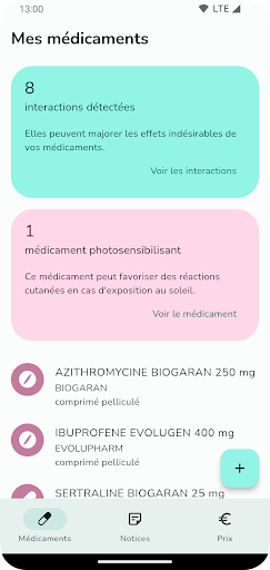 Mes médicaments