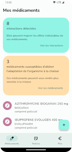 Mes médicaments