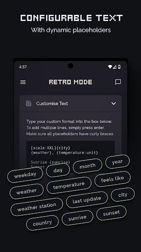 Retro Mode - Weather Widget PC
