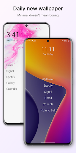 Olauncher. Minimal AF Launcher
