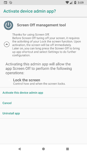 Screen off PC版