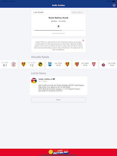 Radio Rotblau – FC Basel App PC版