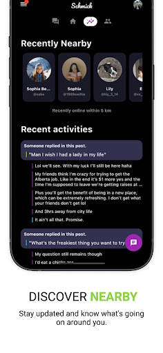 Schmick: Chat, Thought, Anon PC