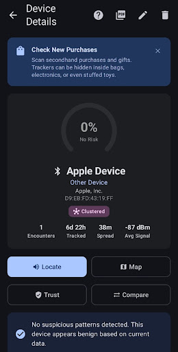 komputer Anti-Spy RF Device Detector AI