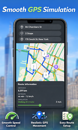 Fake GPS Route Simulator PC
