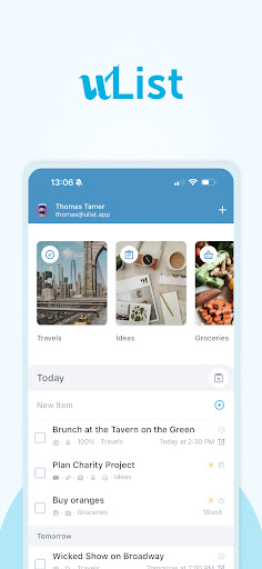 uList: Smart Lists and Planner